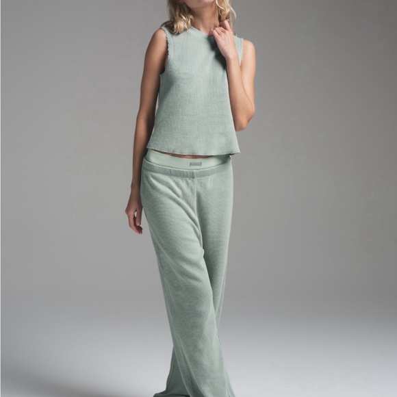 SKIMS HEAVY WAFFLE STRAIGHT LEG PANT - Picture 2 of 3